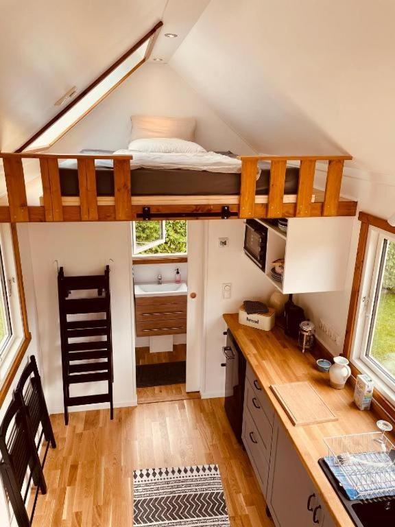 Tiny House Fleesensee Mit Eigenem Garten Und Nur Wenige Meter Vom Seeufer Göhren-Lebbin Buitenkant foto