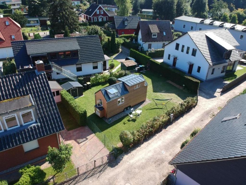 Tiny House Fleesensee Mit Eigenem Garten Und Nur Wenige Meter Vom Seeufer Göhren-Lebbin Buitenkant foto